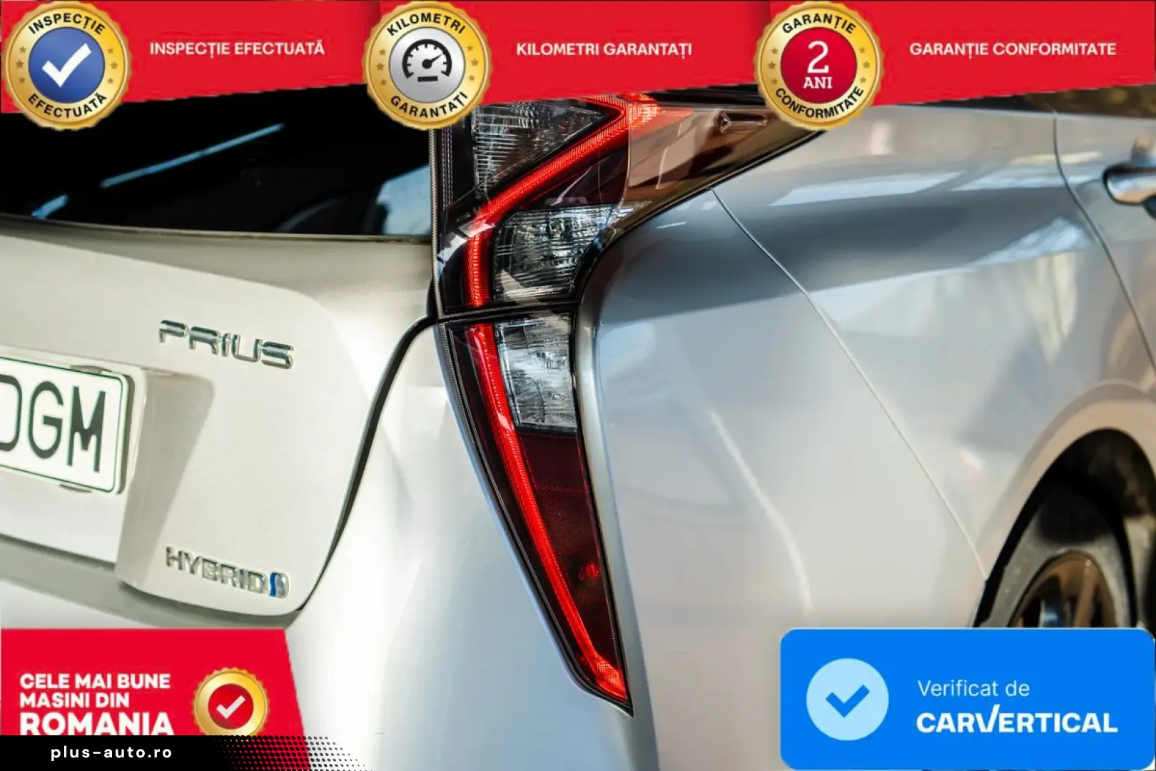 Toyota Prius 1.8 Hybrid  122 CP  Automată  2016