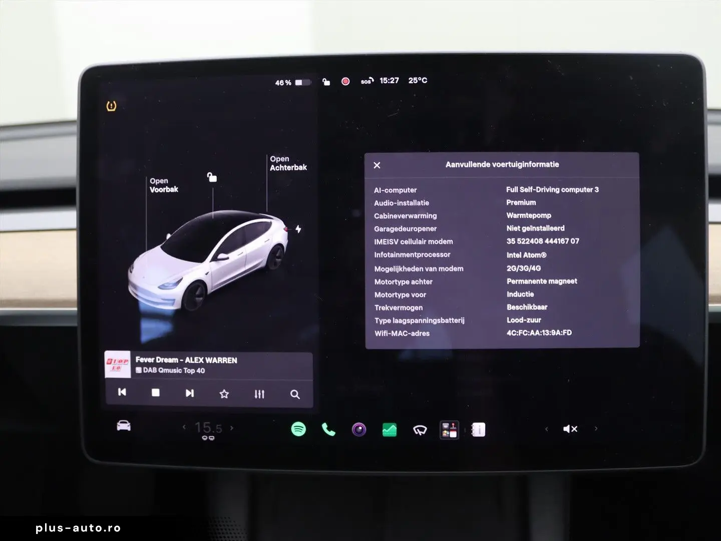 TESLA Model 3 Long-Range AWD 351pk 75 kWh 85.8% SoH FA