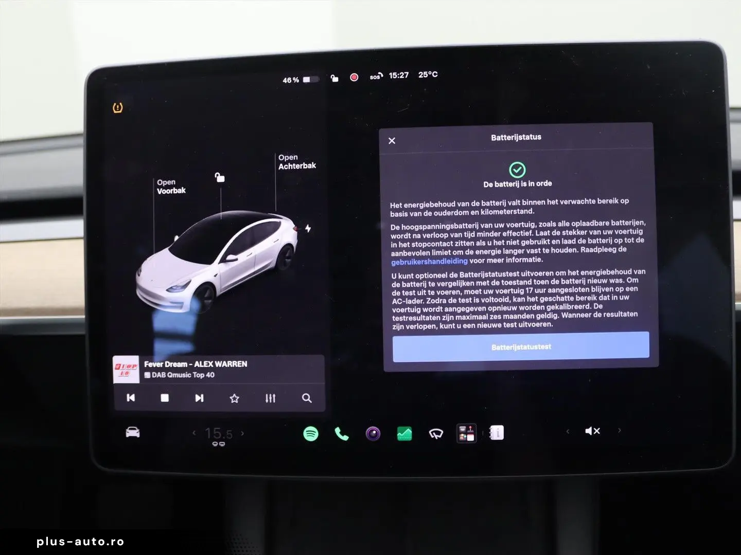 TESLA Model 3 Long-Range AWD 351pk 75 kWh 85.8% SoH FA