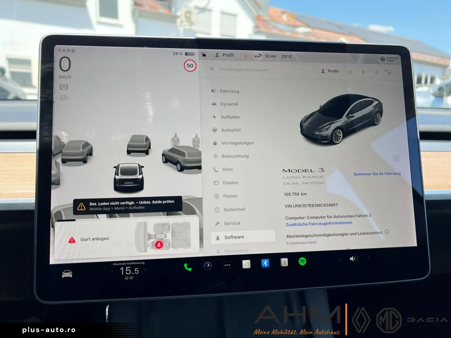 TESLA Model 3 Long Range Dual AWD ALU MwSt. ausweisb.