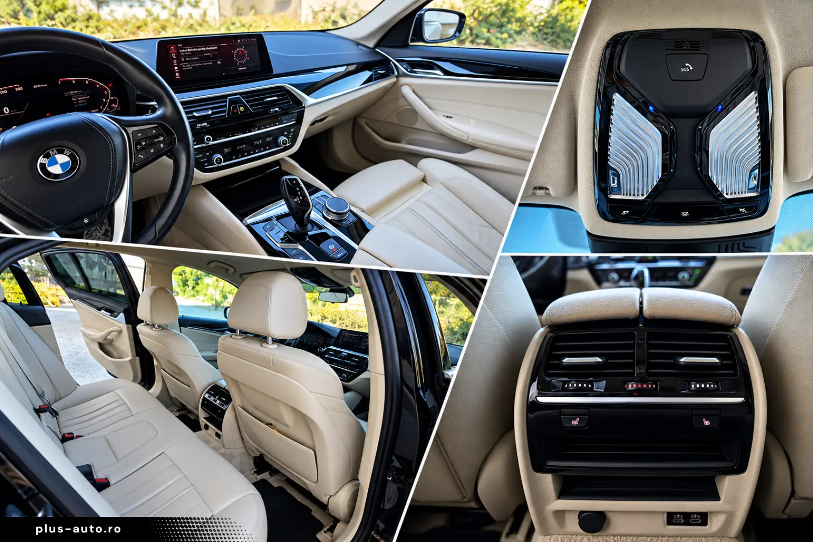 BMW 530e xDrive G30 95.500 km Piele Crem  Istoric BMW Bforce