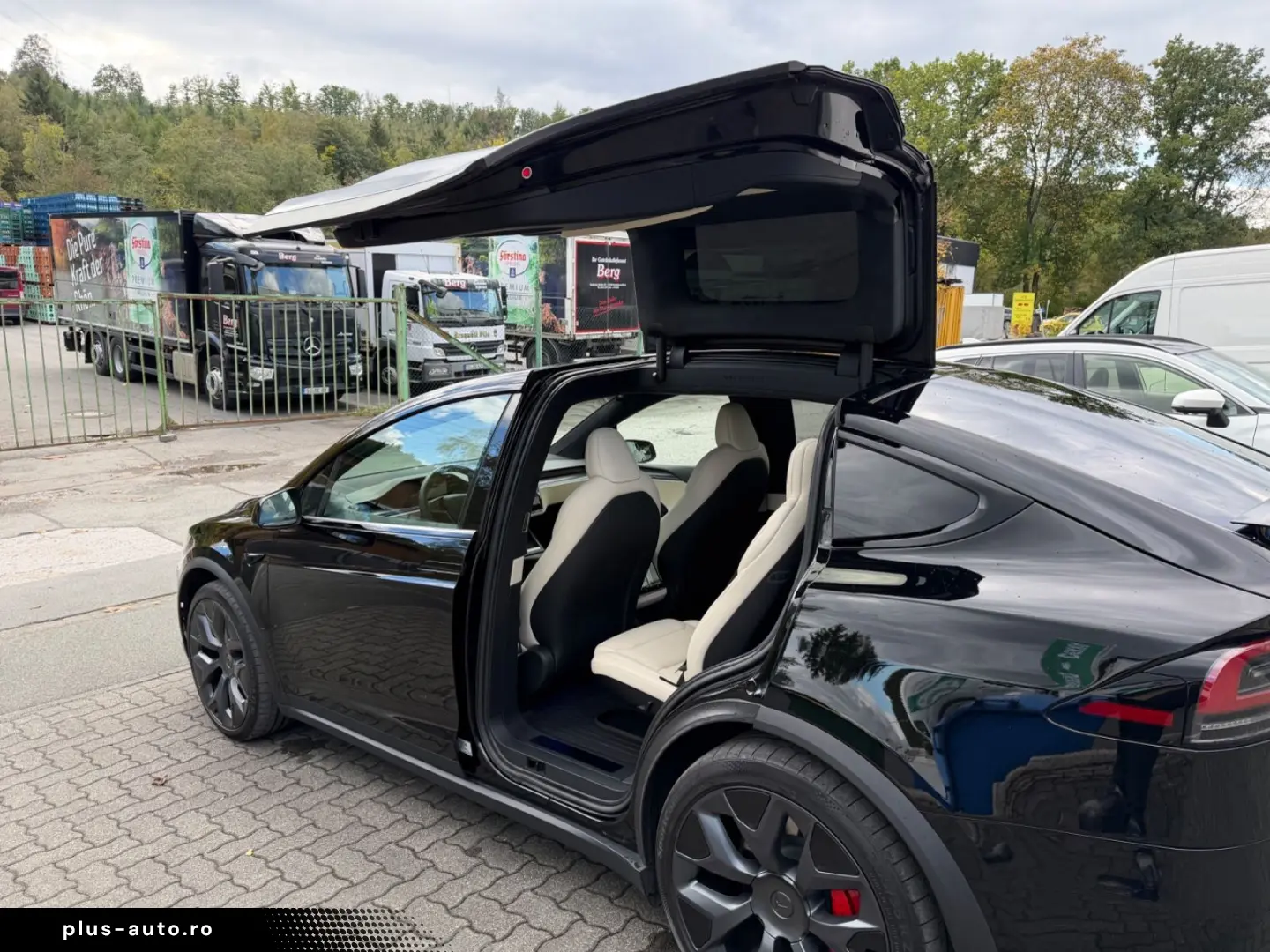 TESLA Model X Plaid HW4 6 Sitzer 22 Zoll Creme Innen