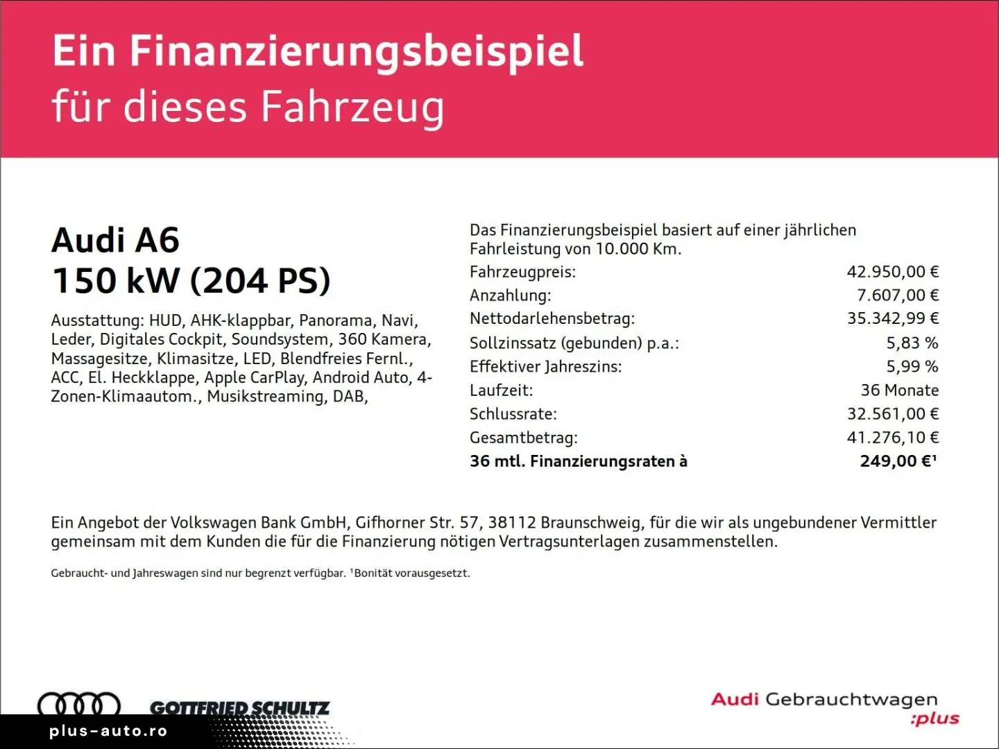 AUDI A6 Lim. 40 TDI quattro Navi LED Pano virtual AHK