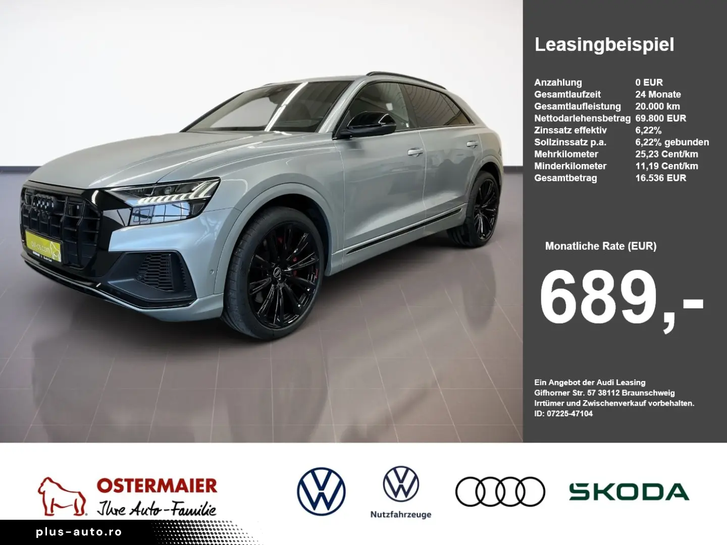 AUDI SQ8 TFSI 507PS QUATTRO.MATRIX.AHK.STDHZG.PANO.HE