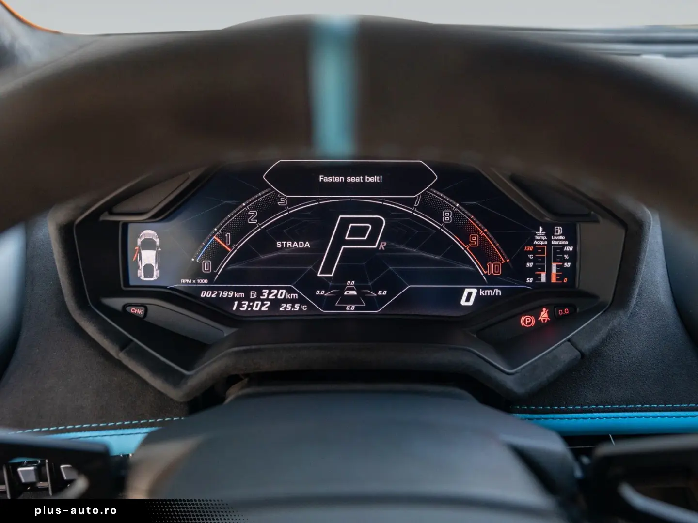 LAMBORGHINI Huracán Tecnica   Blu Cepheus   Carbon Seats