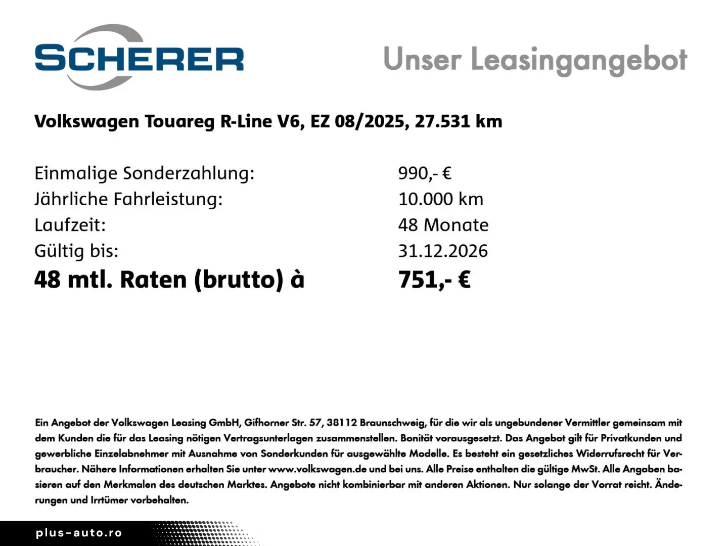 VW R-LINE  BLACK STYLE  ALLRADLENKUNG KOMFORTP  WKR