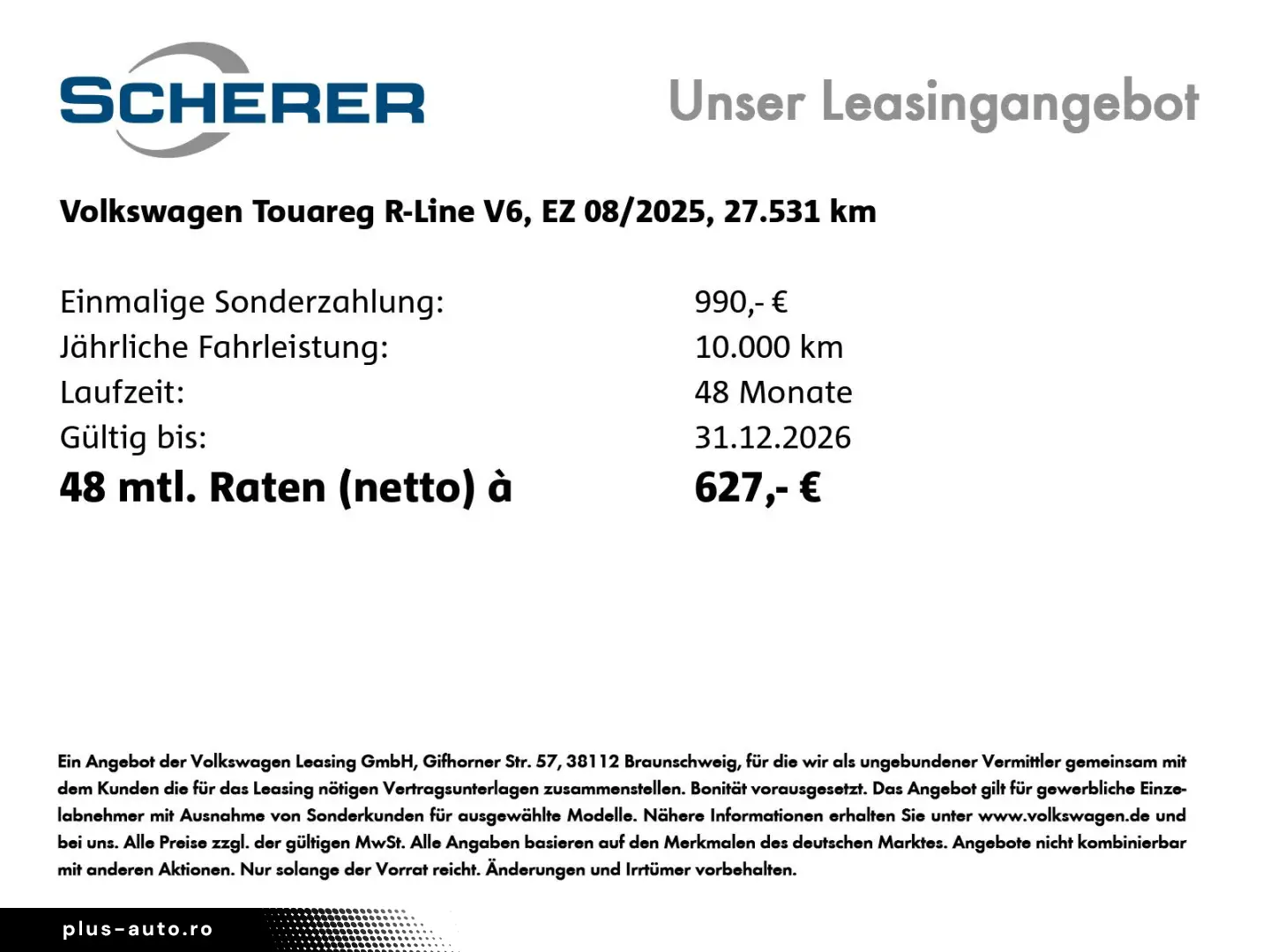 VW R-LINE  BLACK STYLE  ALLRADLENKUNG KOMFORTP  WKR