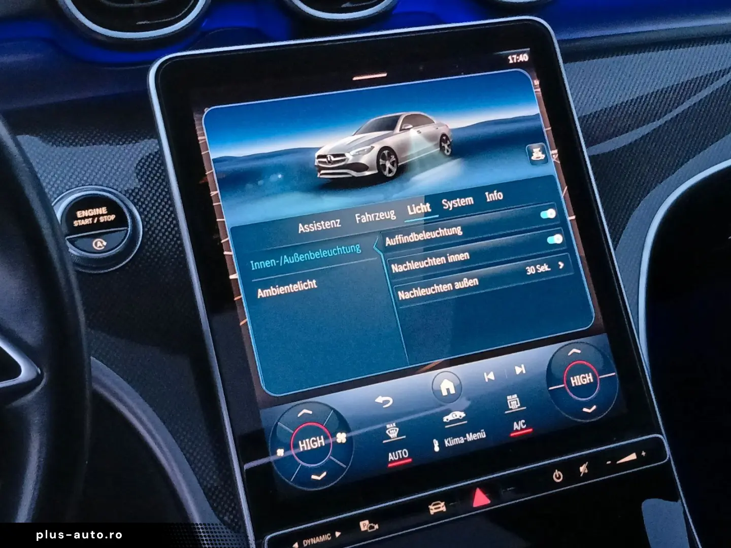 MERCEDES-BENZ C200 F Schiebedach_Ambiente_Rückfahrkam_MBUX_