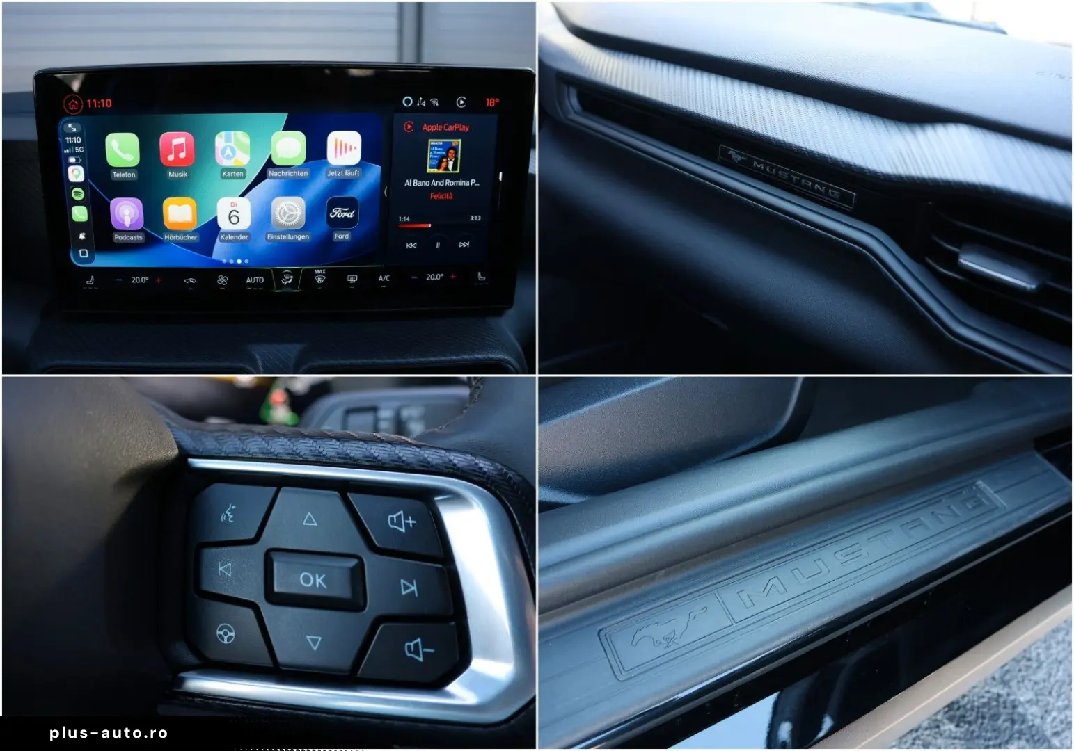 FORD Mustang 2.3 SHZ CarPlay KAMERA TOTW SPUR R19