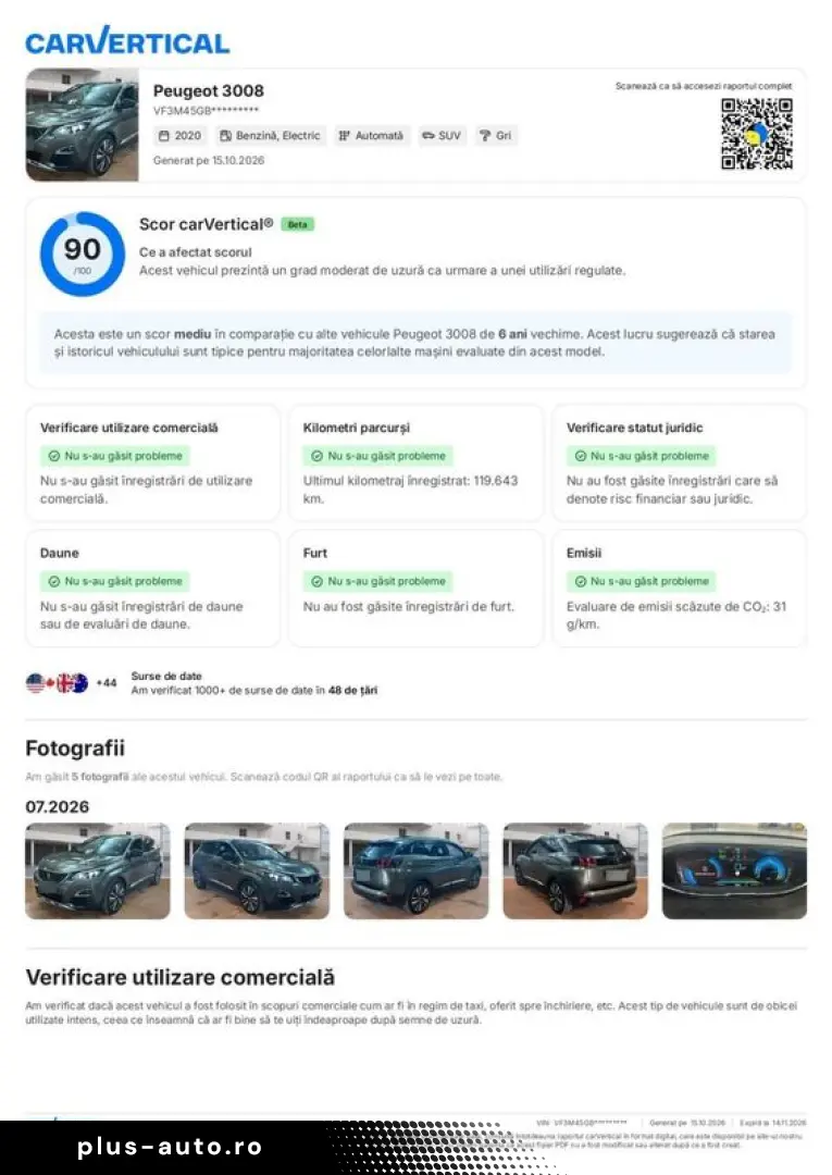 Peugeot 3008 GT-line Plugin Hybrid 4x4 Automat 2020 - Rate