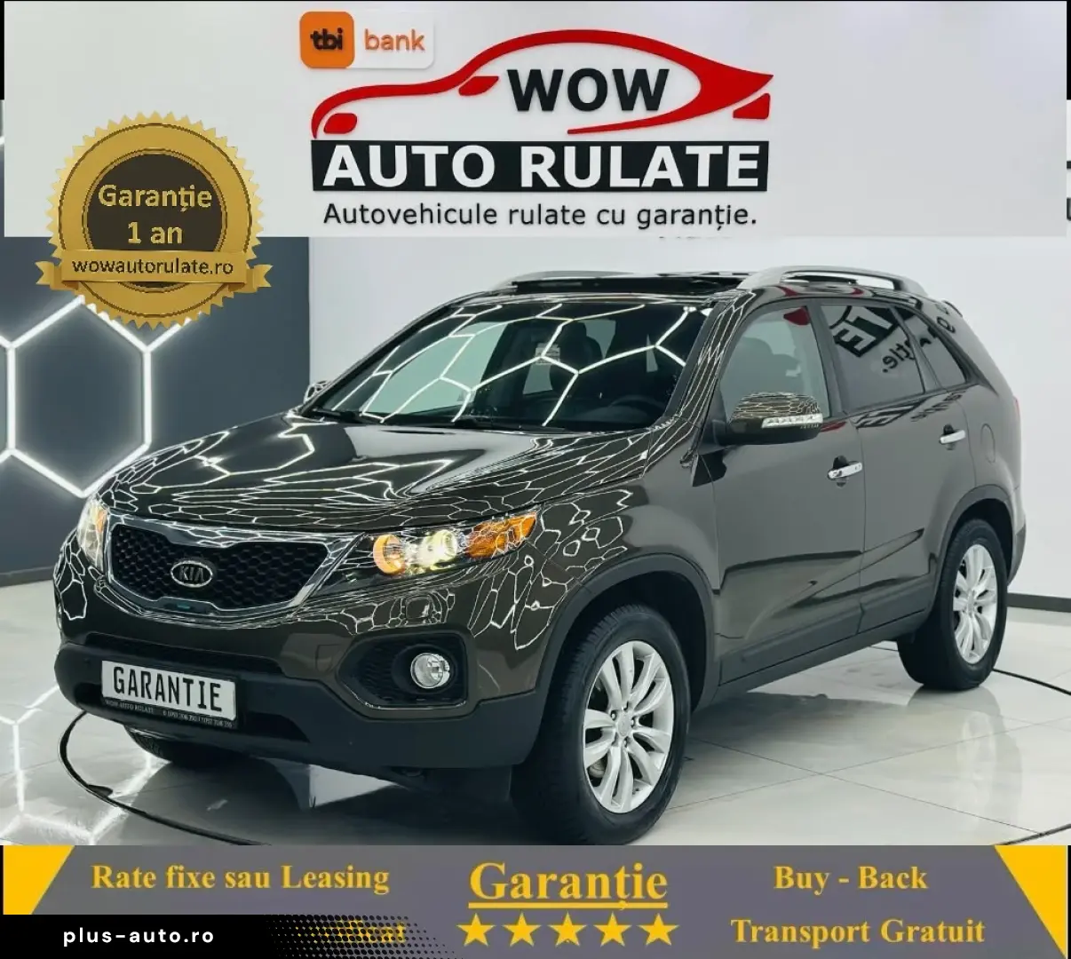KIA SORENTO 2012 2.2D E5 4x4 Garantie 12 Luni Rate Avans 0 D