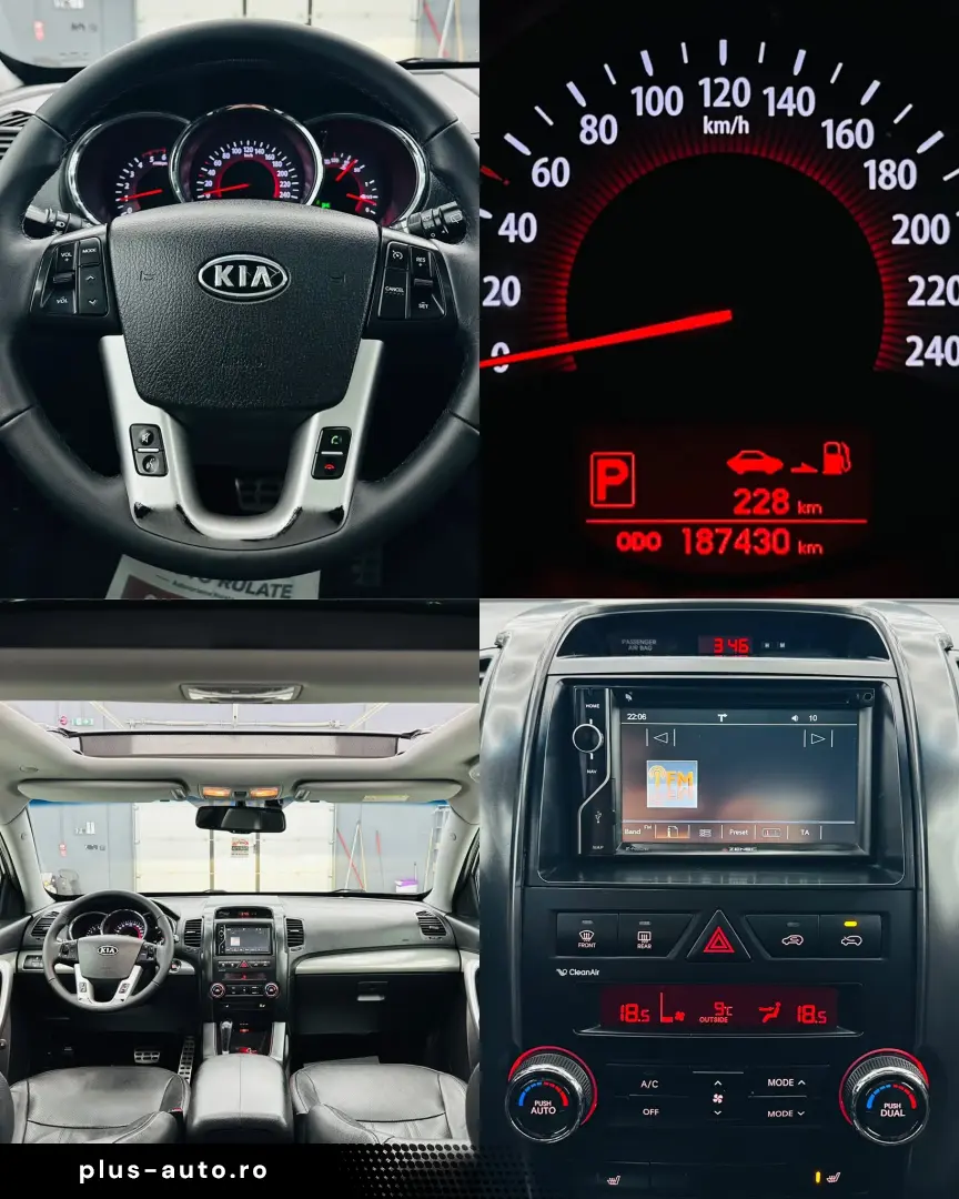 KIA SORENTO 2012 2.2D E5 4x4 Garantie 12 Luni Rate Avans 0 D