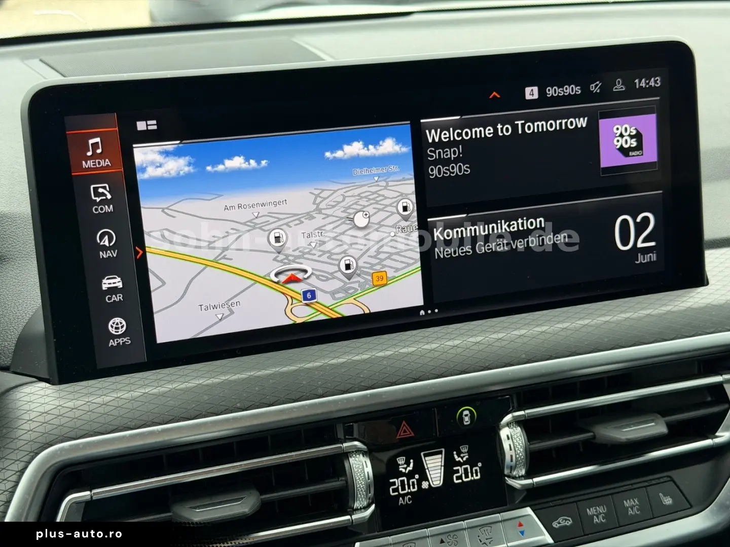 BMW X3 xDrive 20i M-Sport 1.Hand LiveCo LED Navi 19
