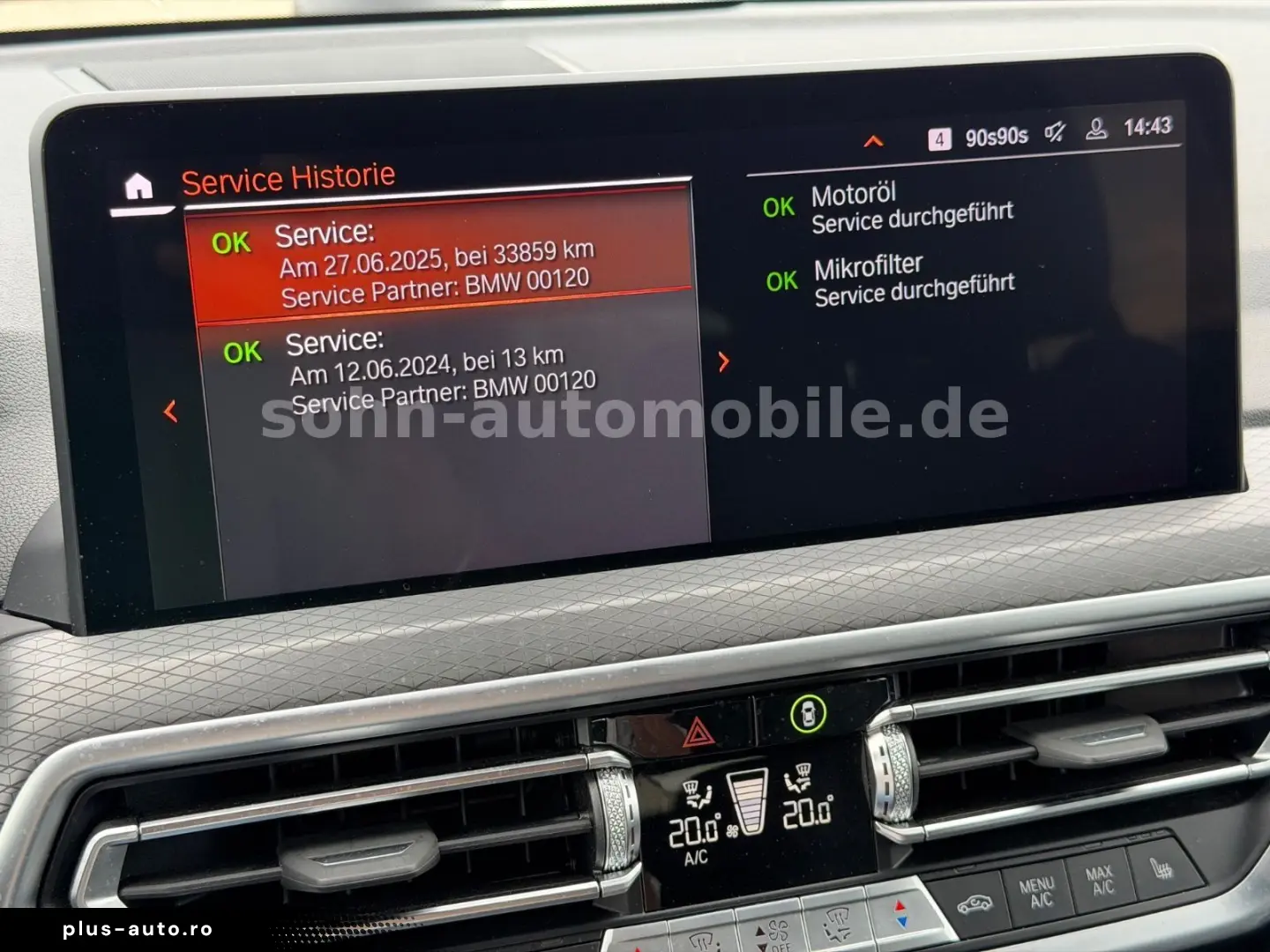 BMW X3 xDrive 20i M-Sport 1.Hand LiveCo LED Navi 19