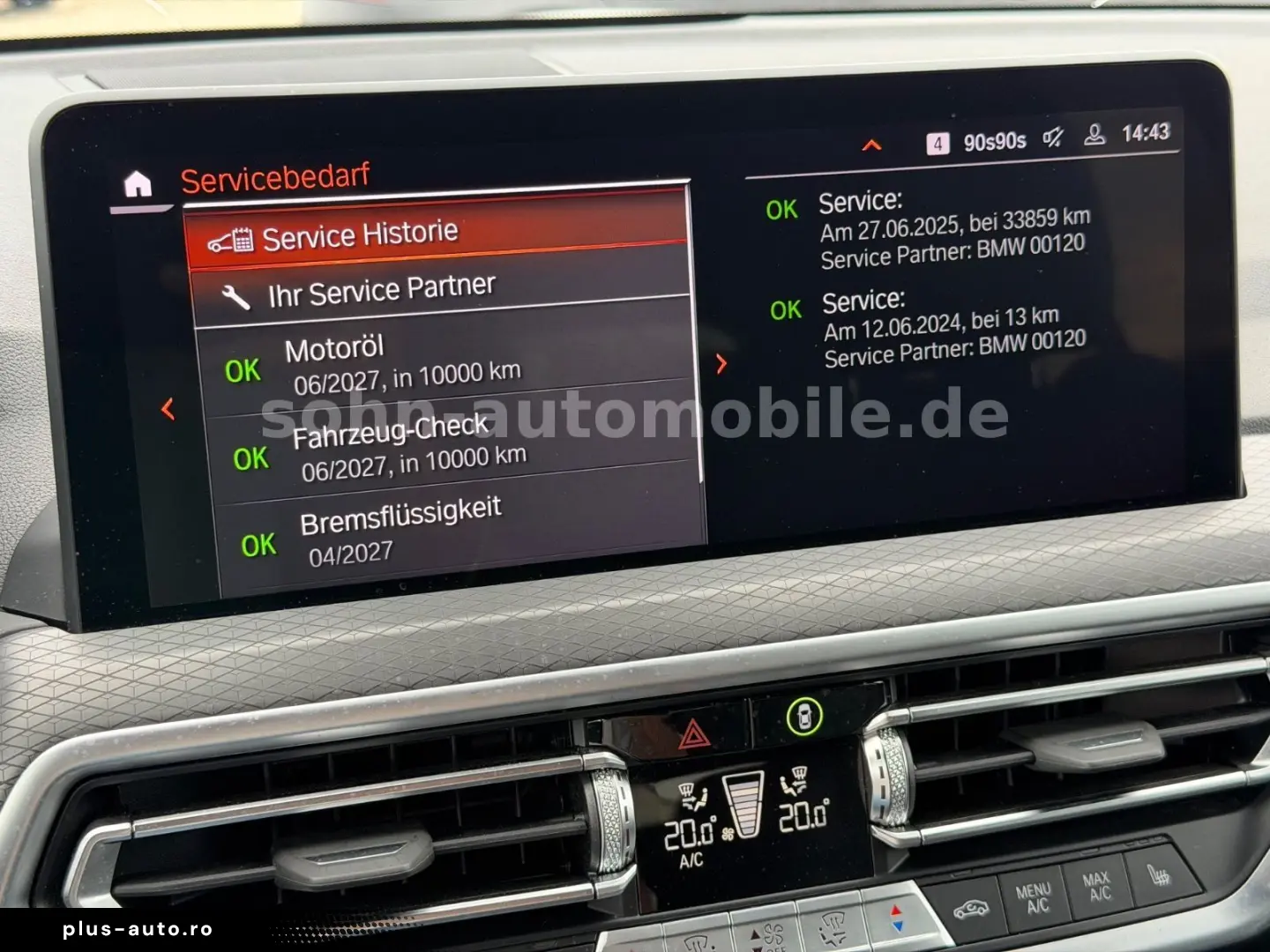 BMW X3 xDrive 20i M-Sport 1.Hand LiveCo LED Navi 19