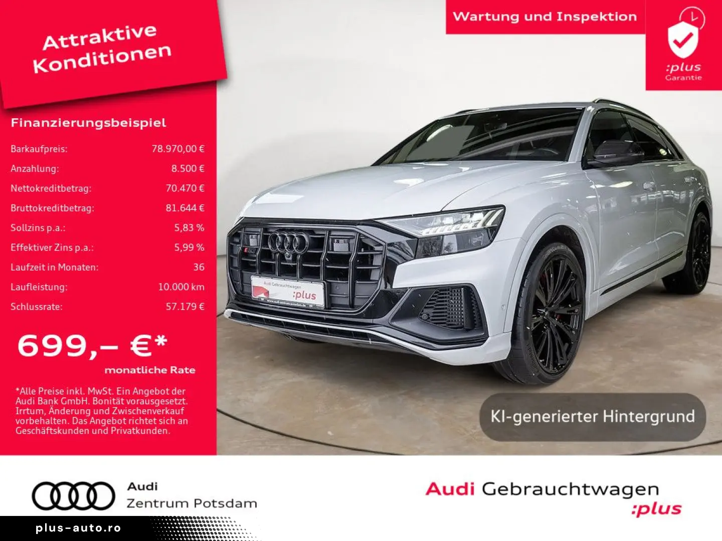 AUDI SQ8 SUV competition plus TFSI quattro MATRIX