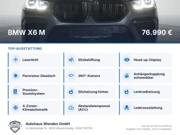 BMW X6 M Competition Laser HUD Skytop B&W