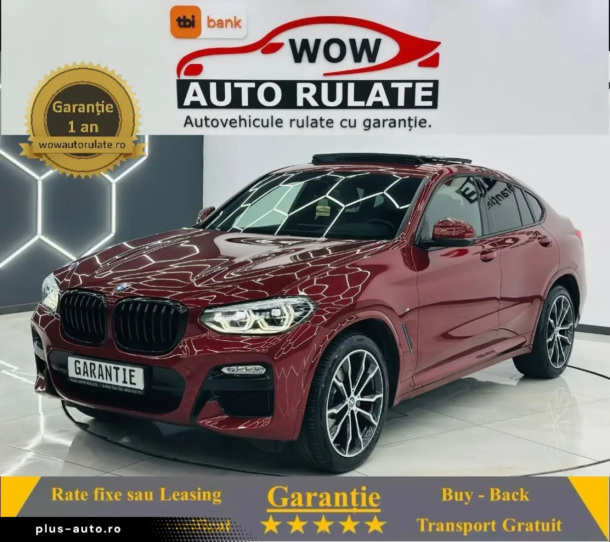 BMW X4 2019 2.0D E6 4X4 Garantie 12 Luni Rate Avans 0 Doar C