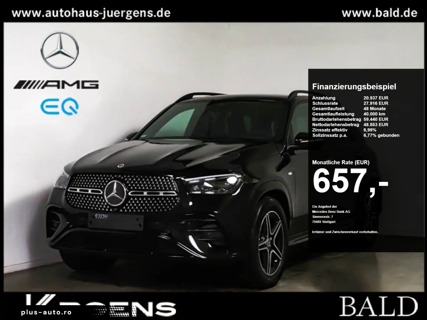 MERCEDES-BENZ GLE 350 de 4M AMG-Sport Pano Burm AHK &hellip;