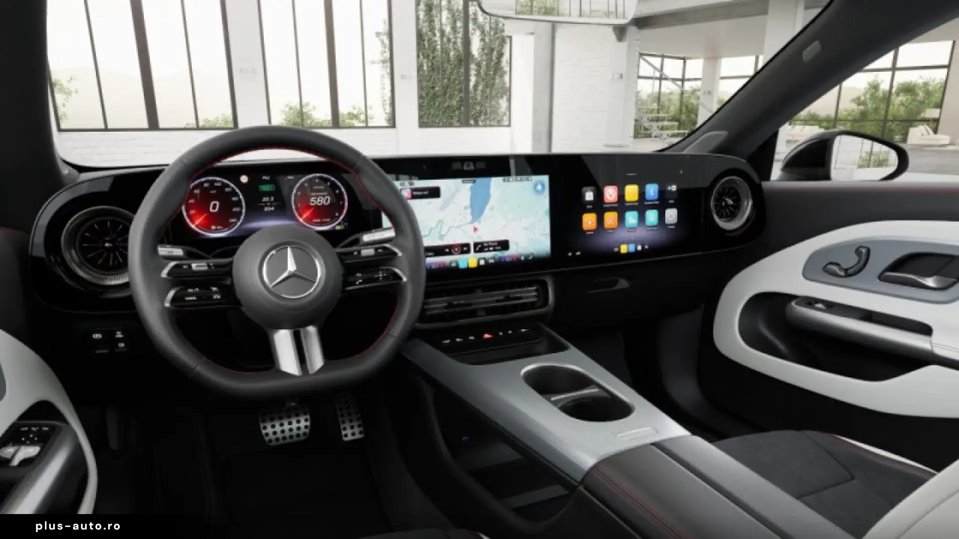 Mercedes-Benz CLA 200AMG Superscreen White interior