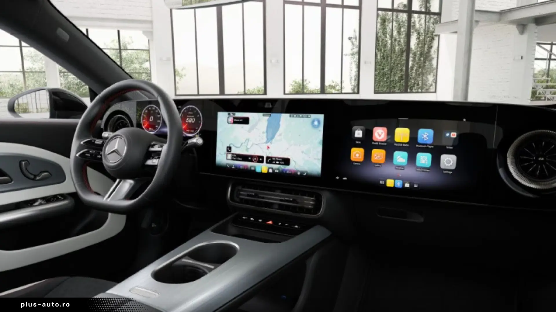 Mercedes-Benz CLA 200AMG Superscreen White interior