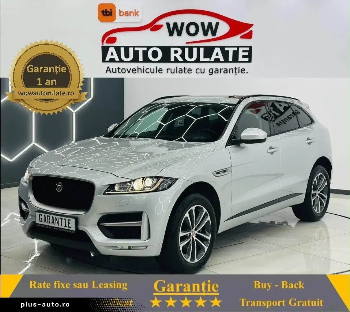 JAGUAR F-PACE 2017 2.0D E6 4X4 Garantie 12 Luni Rate Avans 0