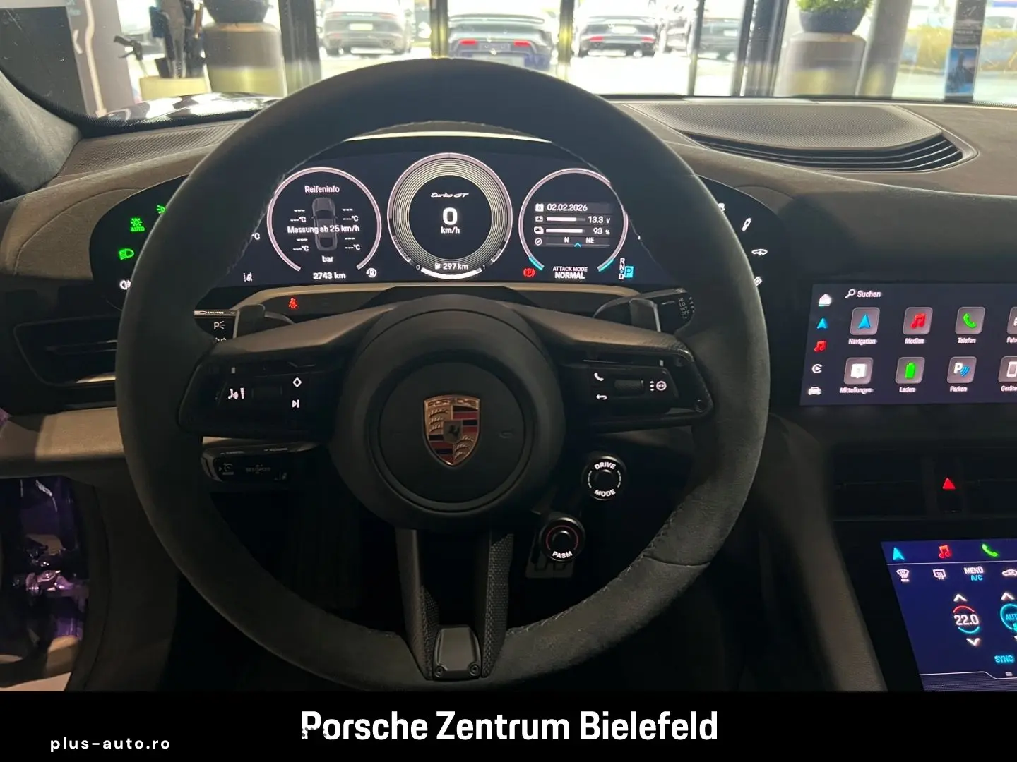 PORSCHE Taycan Turbo GT mit Weissach-Paket Purplesky LED