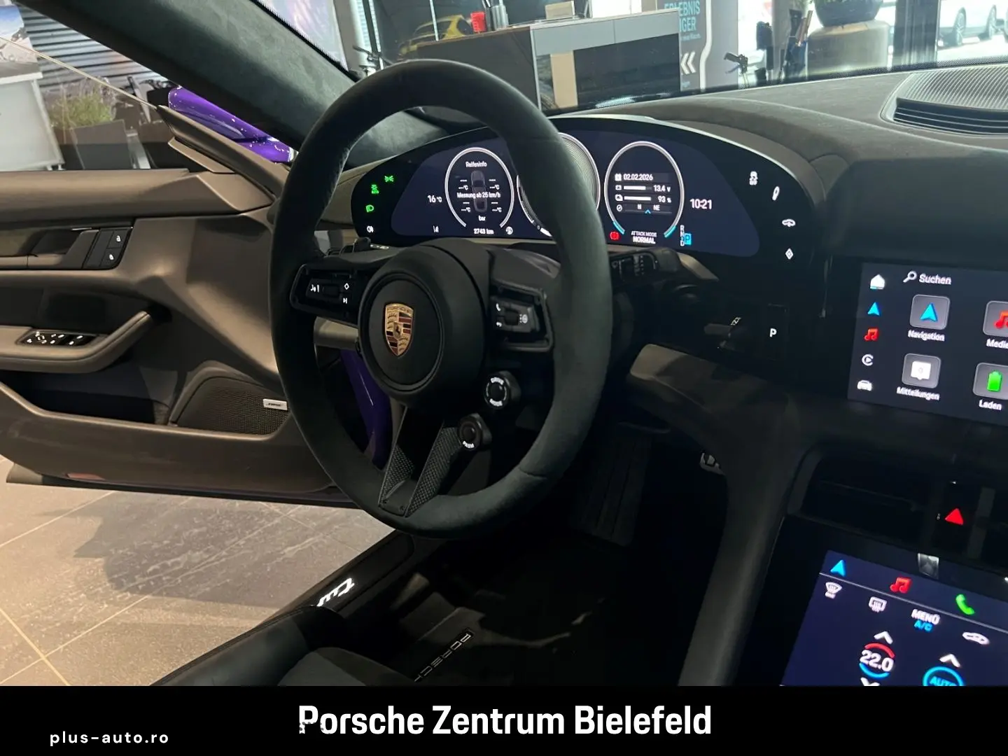 PORSCHE Taycan Turbo GT mit Weissach-Paket Purplesky LED
