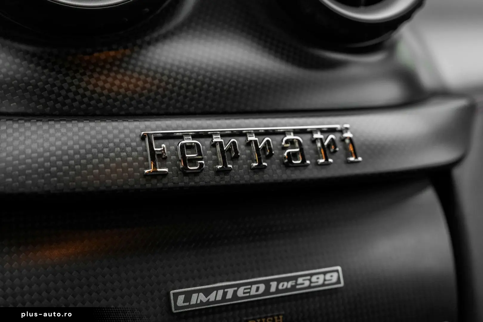 FERRARI 599 GTO - Nero Opaco - 1 of 599 - VAT - Rare Col
