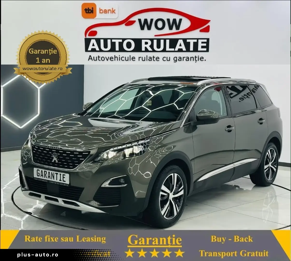 PEUGEOT 5008 2020 1.5D E6 Garantie 12 Luni Rate Avans 0 Doar