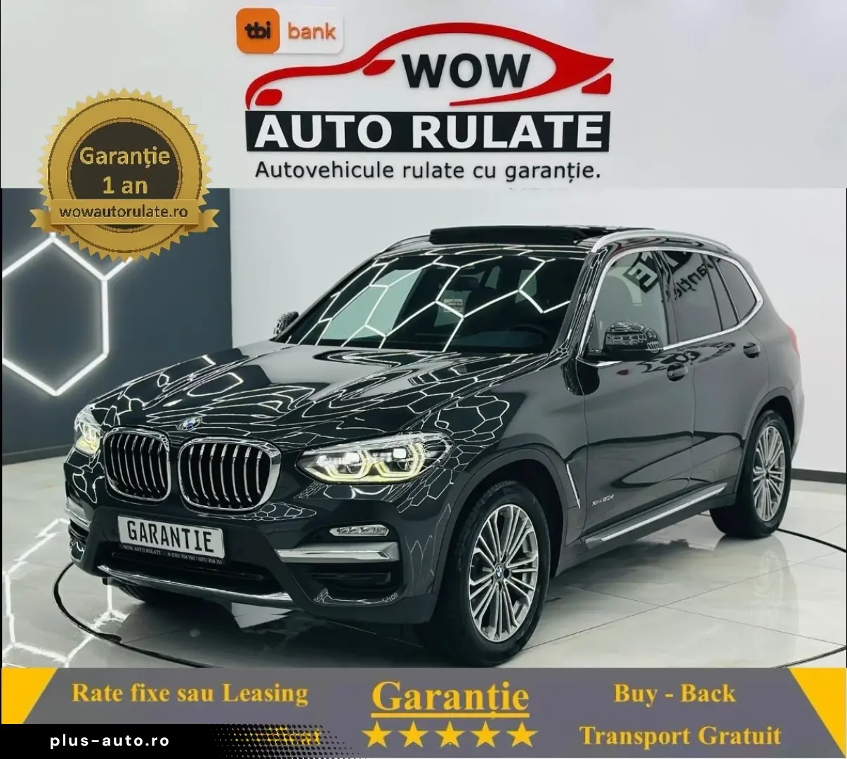 BMW X3 2018 2.0D E6 4X4 Garantie 12 Luni Rate Avans 0 Doar C