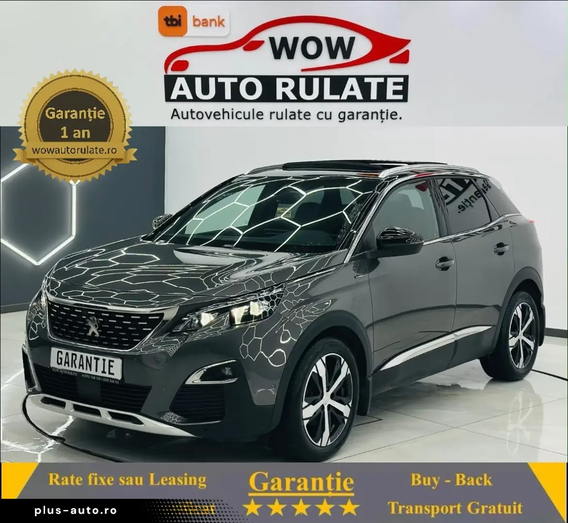 PEUGEOT 3008 2017 1.6i E6 Garantie 12 Luni Rate Avans 0 Doar