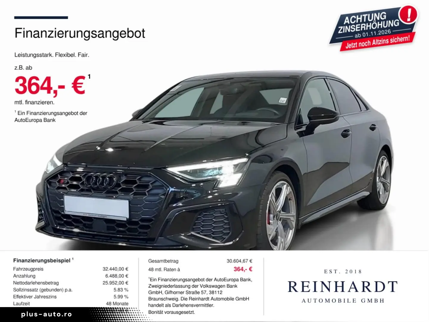 AUDI S3 LIMOUSINE BLACK 18Z. MATRIX HuD KAMERA B&O