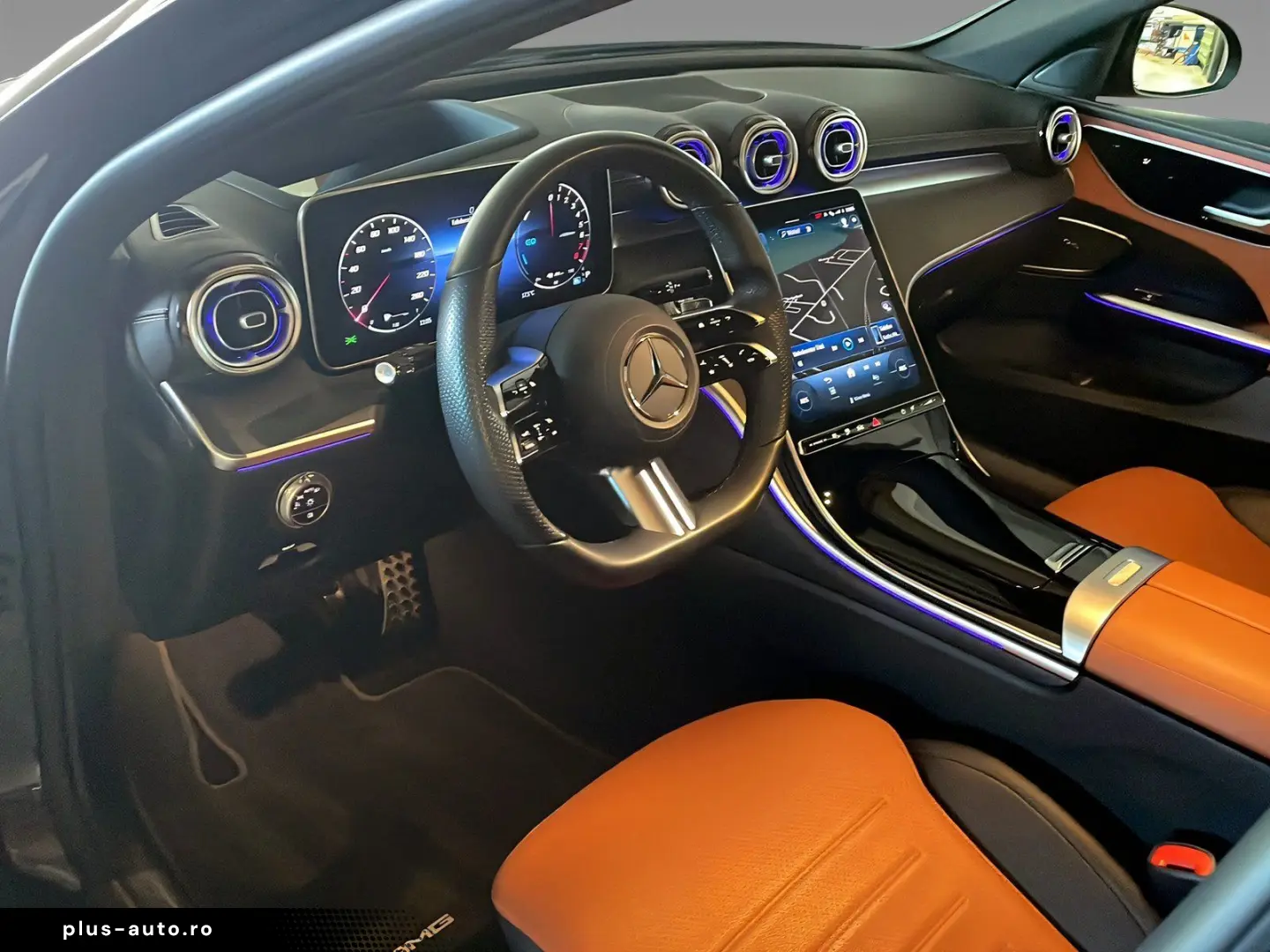 MERCEDES-BENZ C 300 e AMG Head-UP Kamera MBUX Braunes Leder