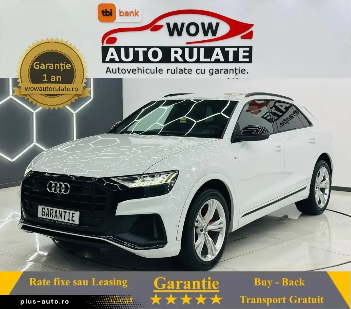 AUDI Q8 2020 3.0D E6 4X4 Garantie 12 Luni Rate Avans 0 Doar