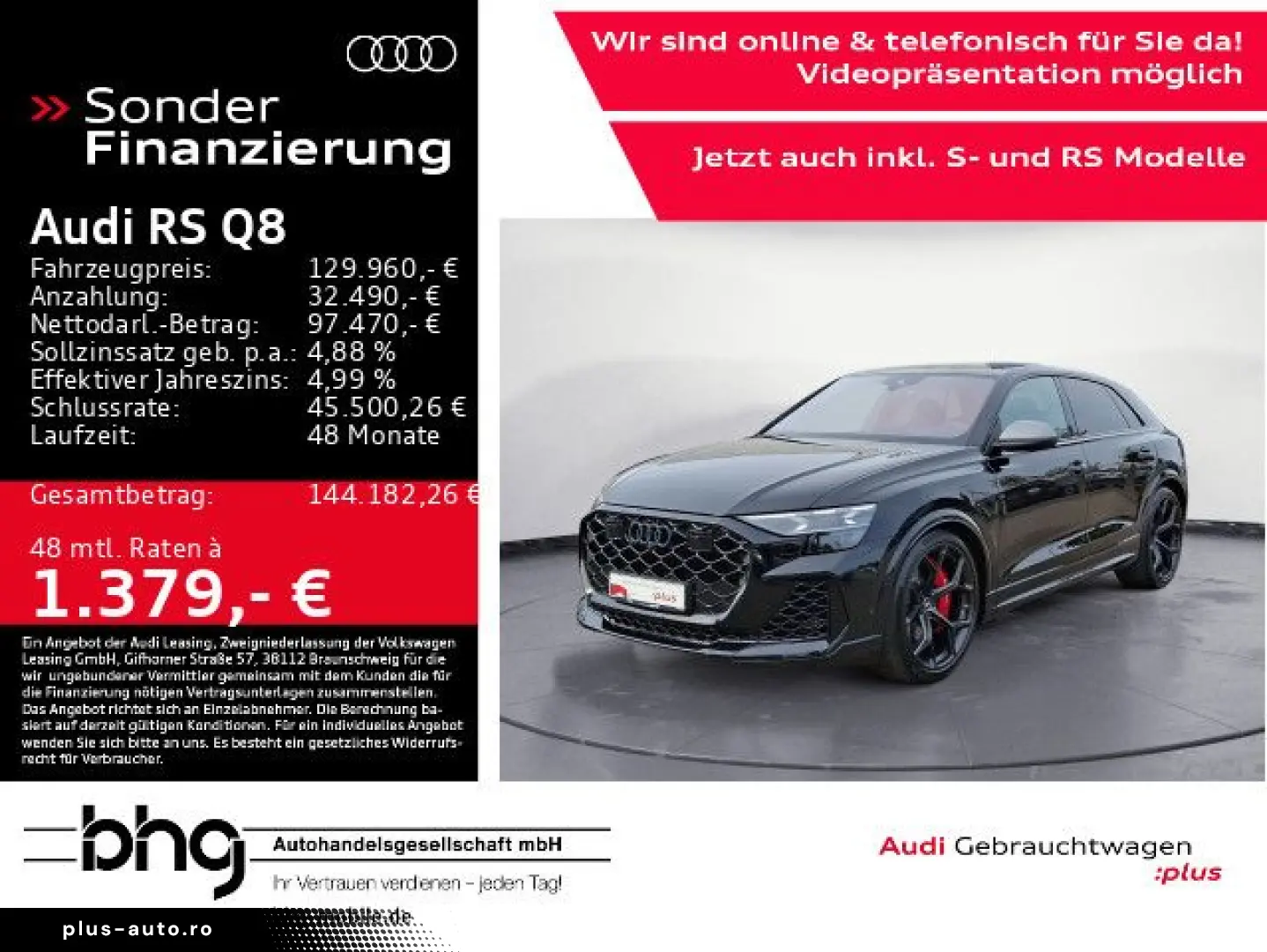 AUDI RS Q8 Performance quattro Keramik Optik RSdesign
