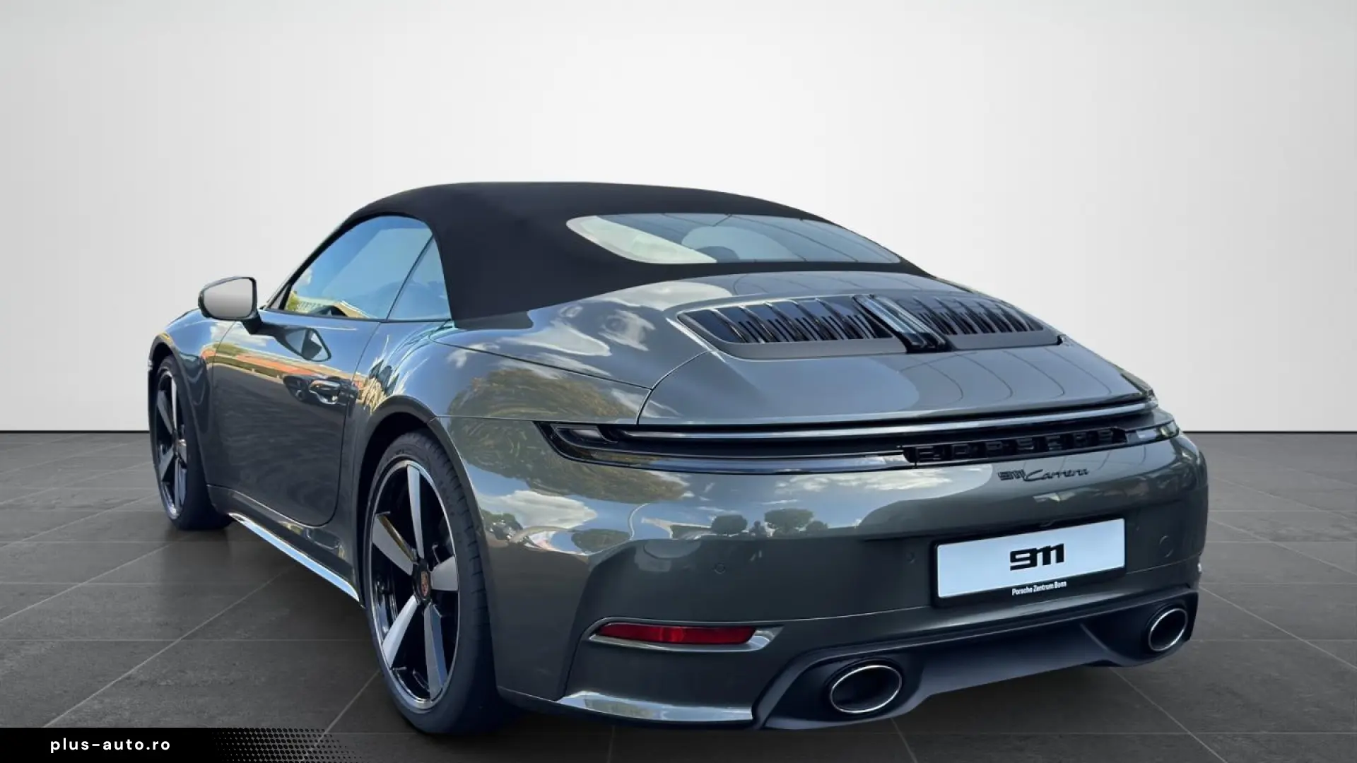Porsche 992 911 Carrera Cabrio sports exhaust surround view