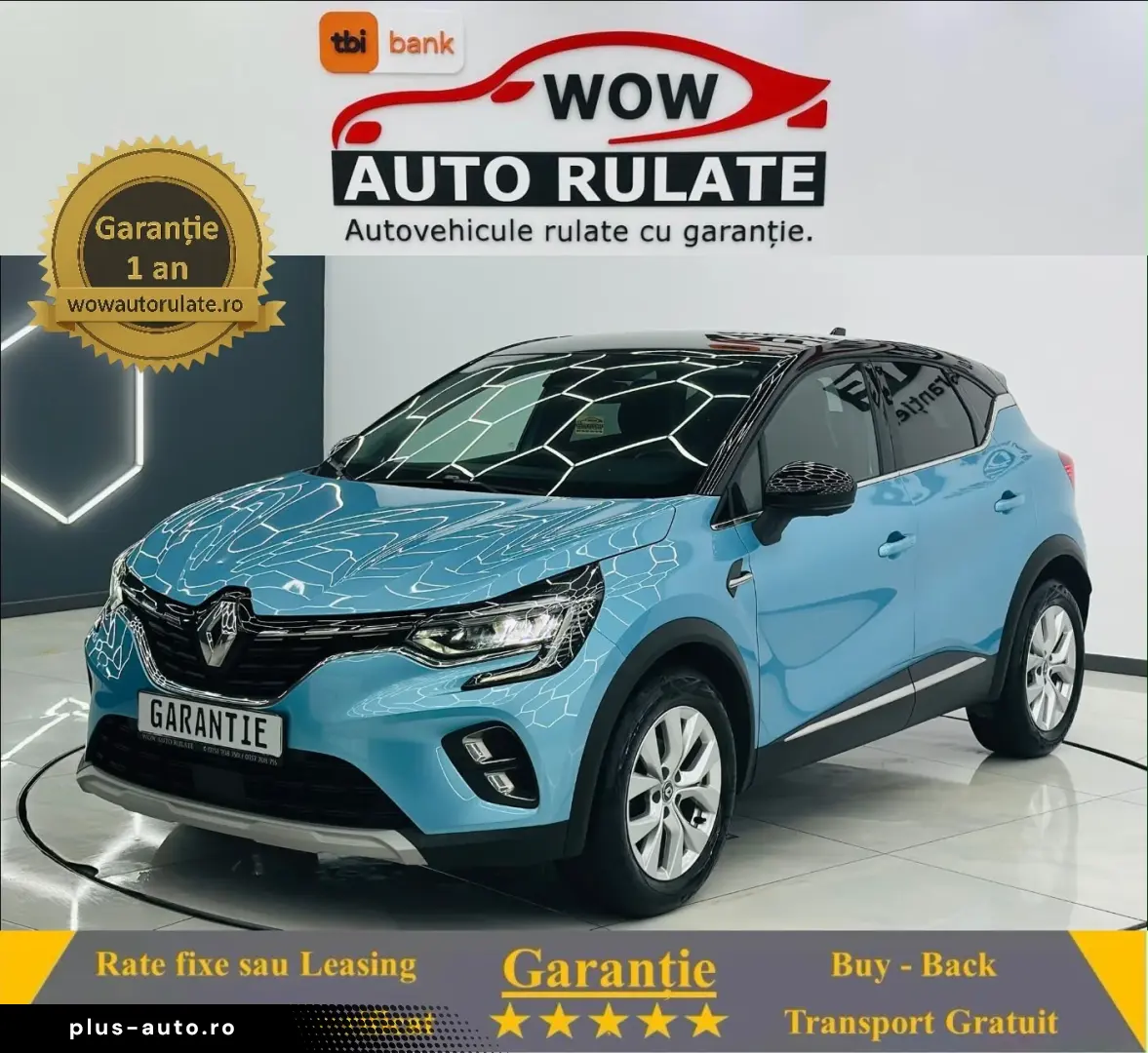 RENAULT CAPTUR 2021 1.0i E6 Garantie 12 Luni Rate Avans 0 Do
