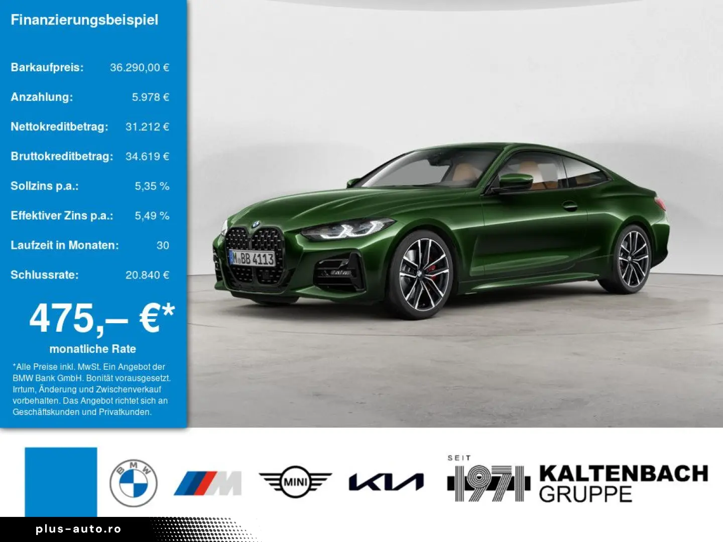 BMW 430i M-Sport LASER LED W-LAN NAVI HGSD H K SHZ