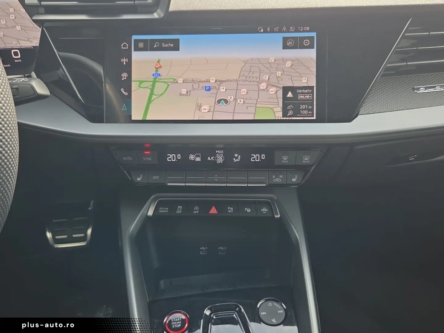 AUDI RS 3 Sportback 280 km h Sonos HUD Matrix Virtual