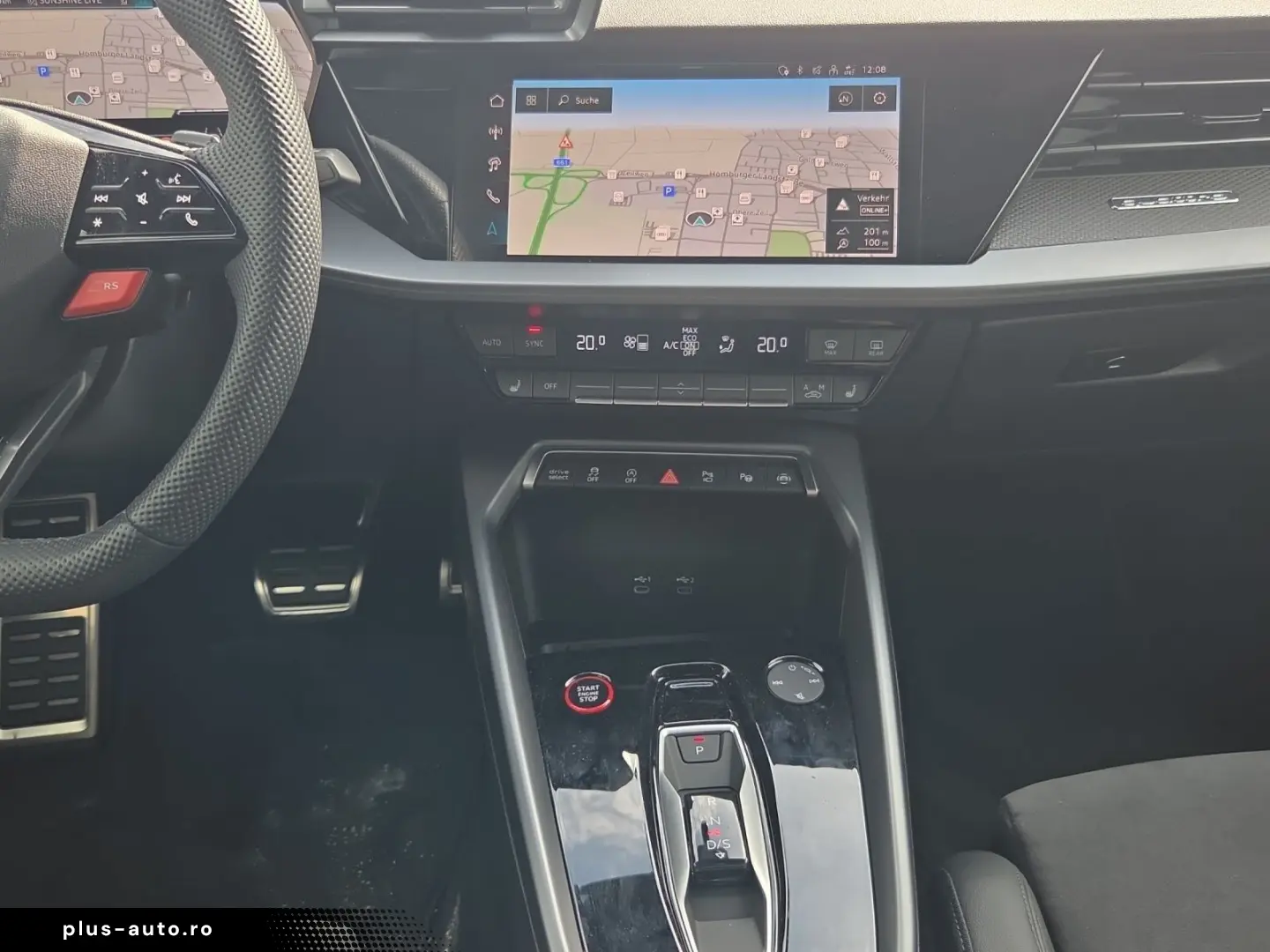 AUDI RS 3 Sportback 280 km h Sonos HUD Matrix Virtual