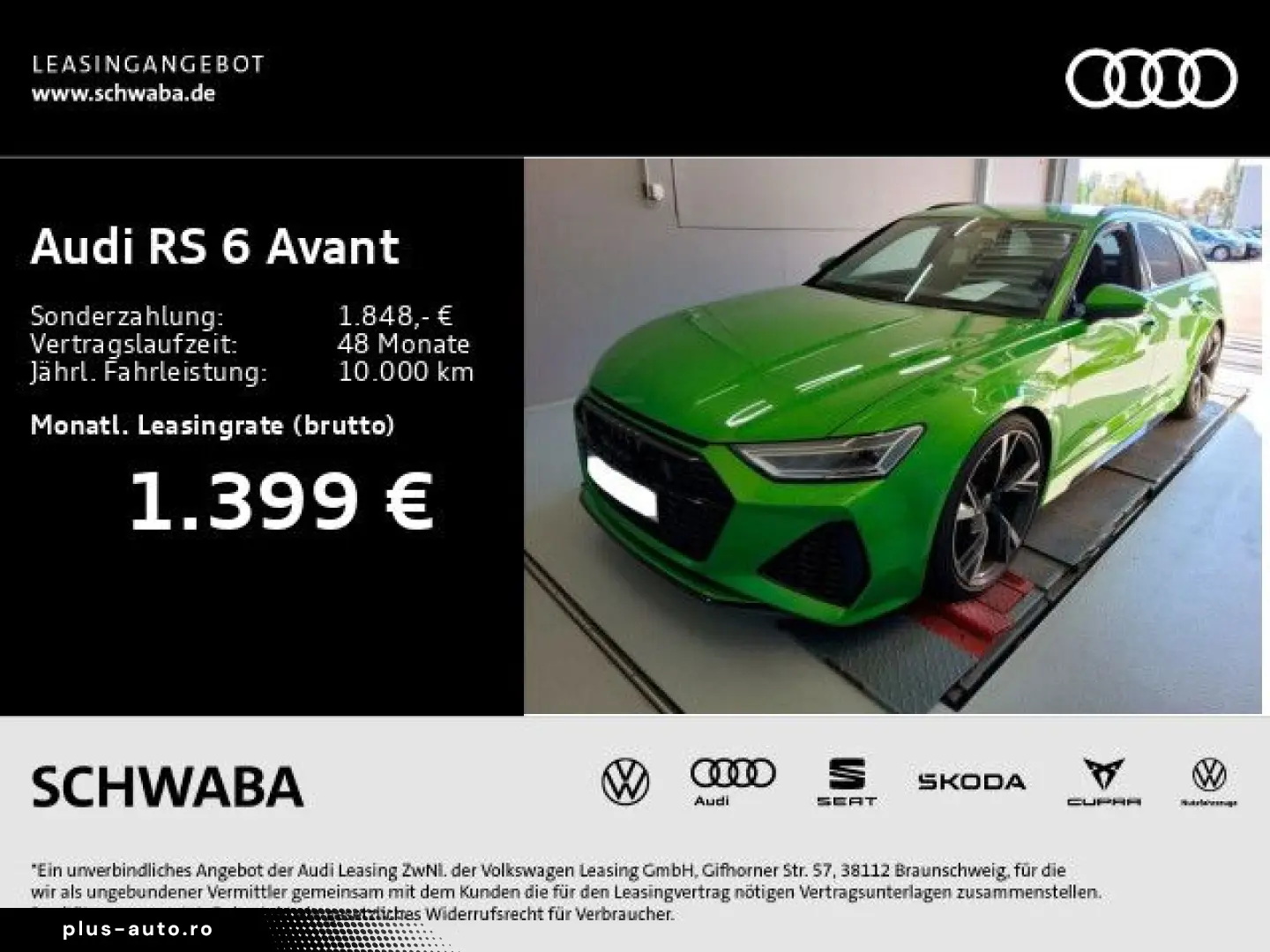 AUDI RS 6 Avant  V max 280 Allr.Lenk LUFT AHK 22