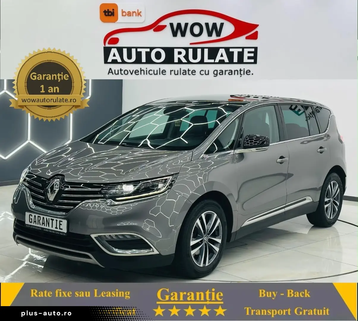 RENAULT ESPACE 2017 1.6D E6 Garantie 12 Luni Rate Avans 0 Do