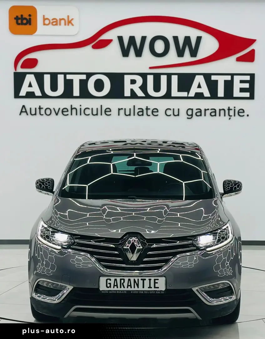 RENAULT ESPACE 2017 1.6D E6 Garantie 12 Luni Rate Avans 0 Do