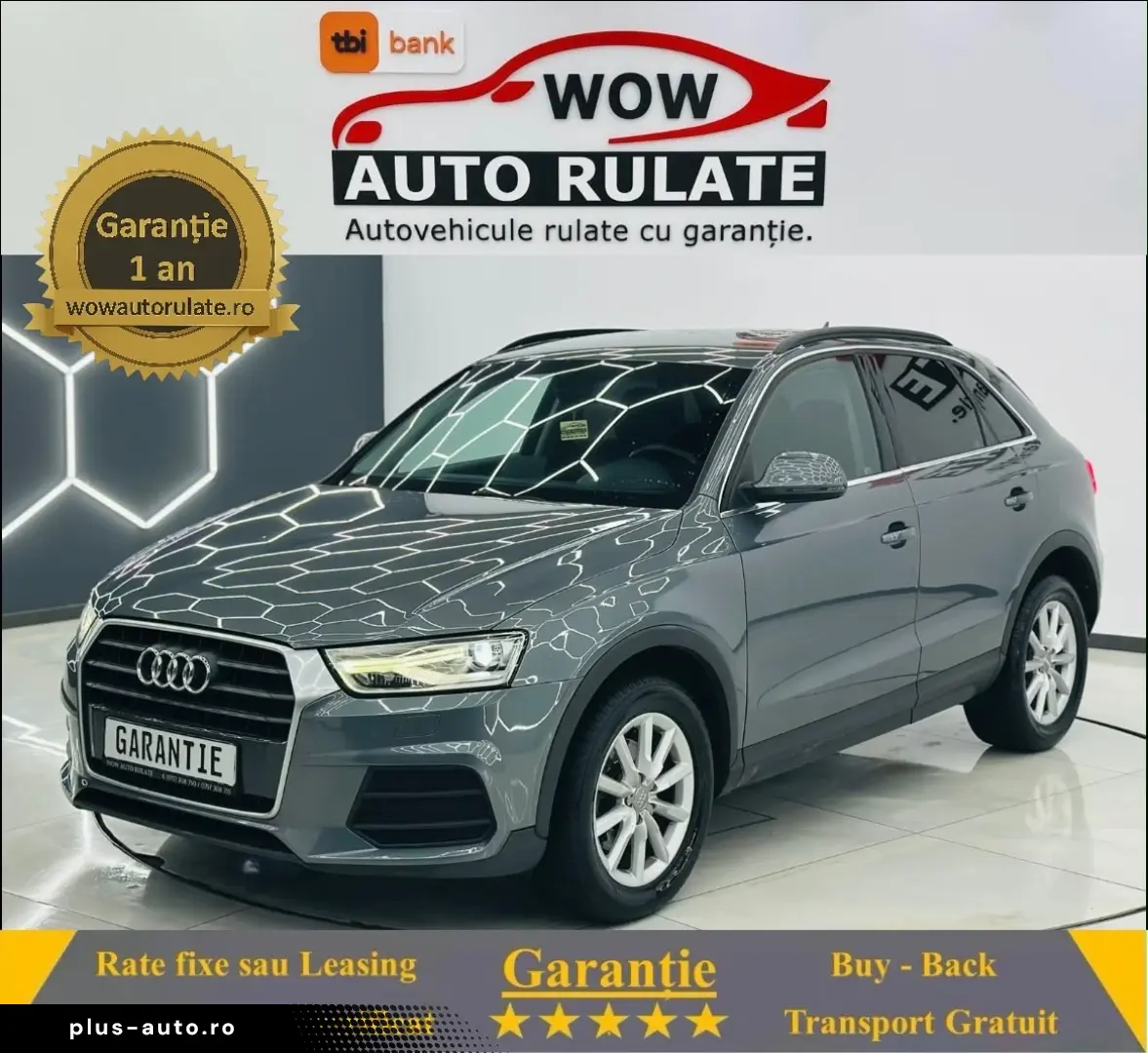 AUDI Q3 2017 2.0D E6 4X4 Garantie 12 Luni Rate Avans 0 Doar