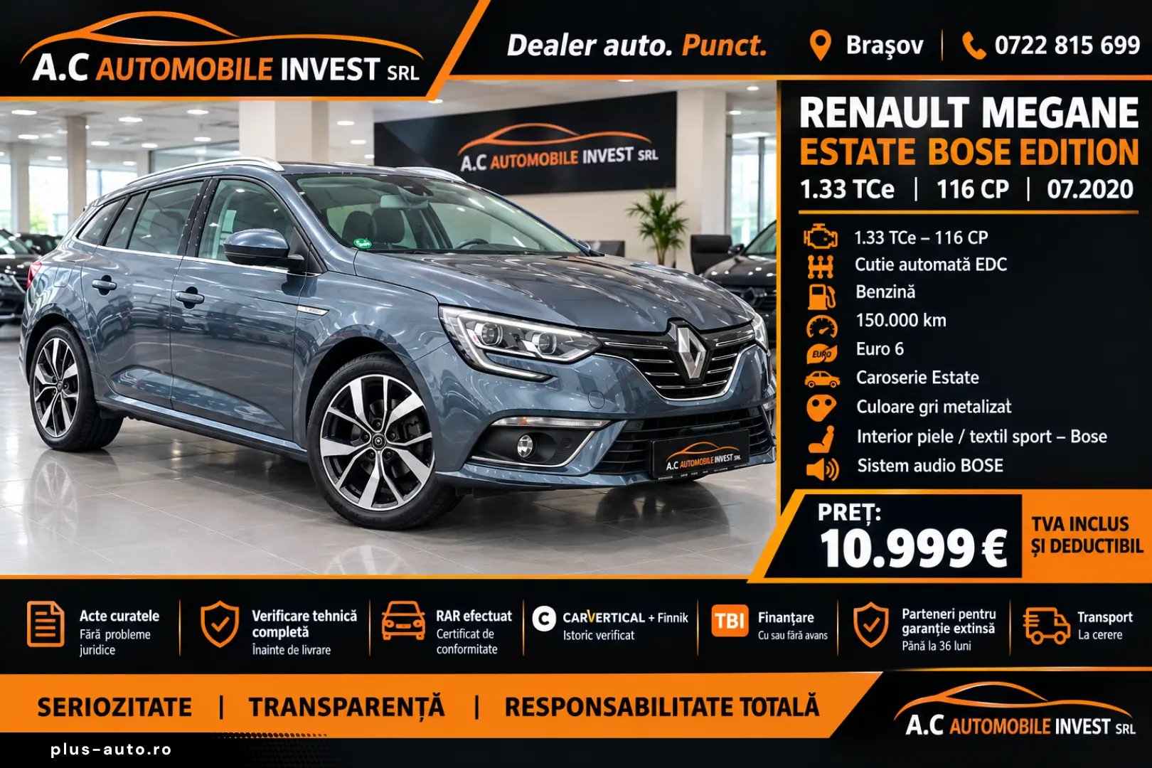 Renault Megane ESTATE BOSE EDITION 1.33 TCe 07.2020