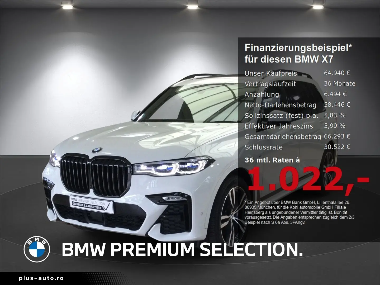 BMW X7 xDrive 40i M Sport Anhängerkupplung Sky Loung