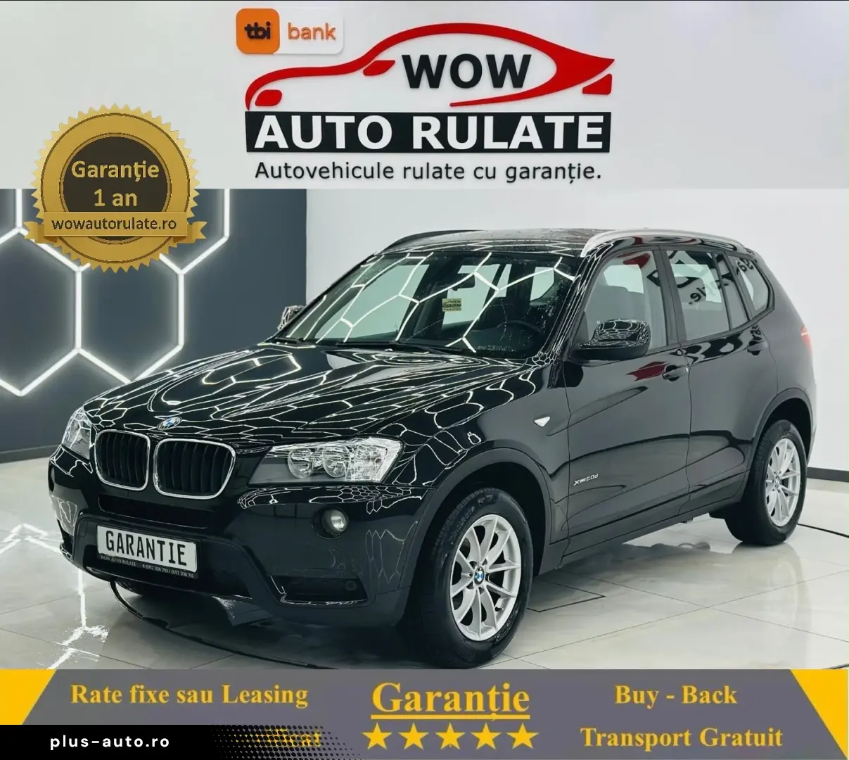BMW X3 2011 2.0D E5 Garantie 12 Luni Rate Avans 0 Doar Cu Bu