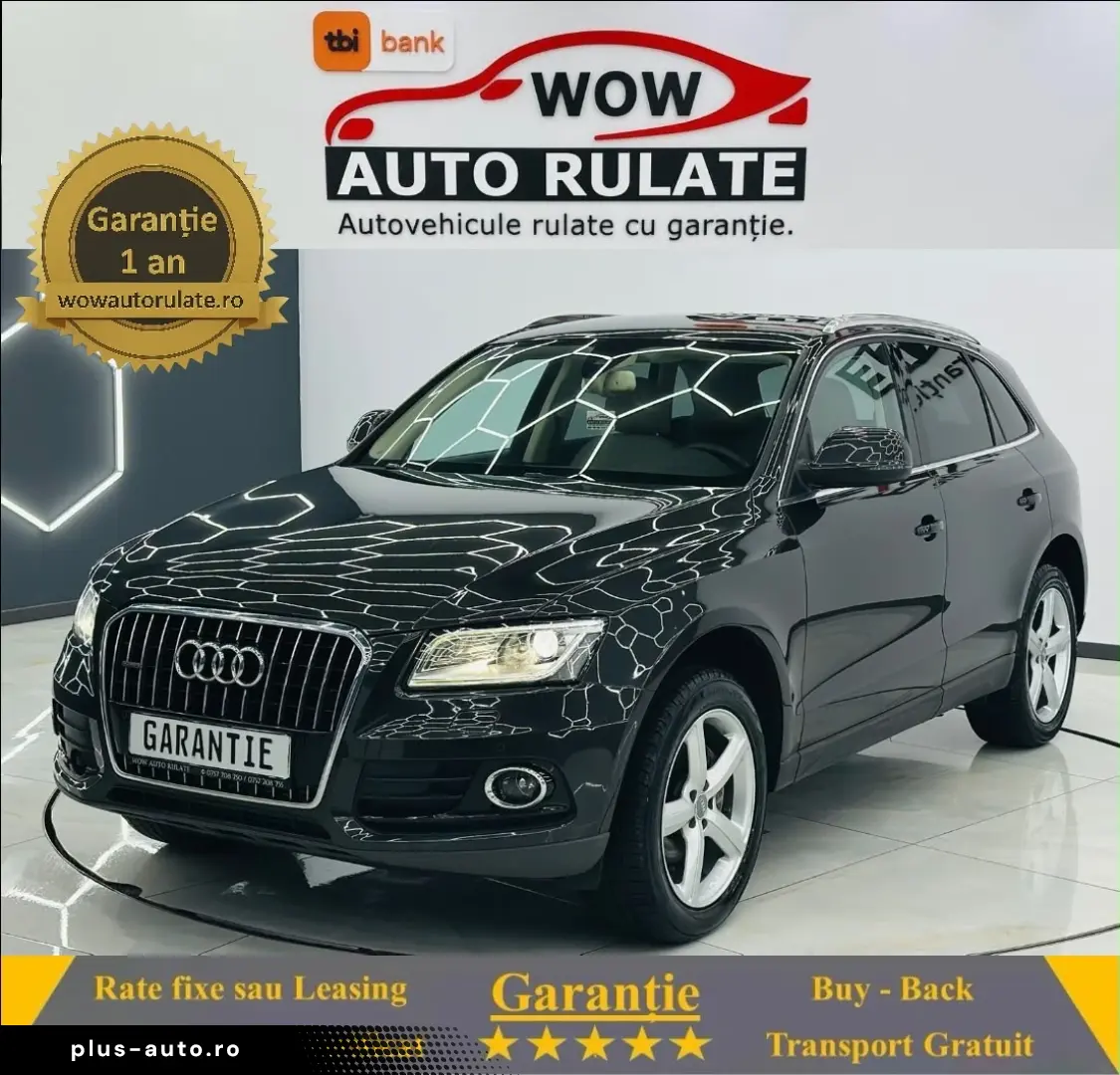AUDI Q5 2014 2.0D E5 4X4 Garantie 12 Luni Rate Avans 0 Doar