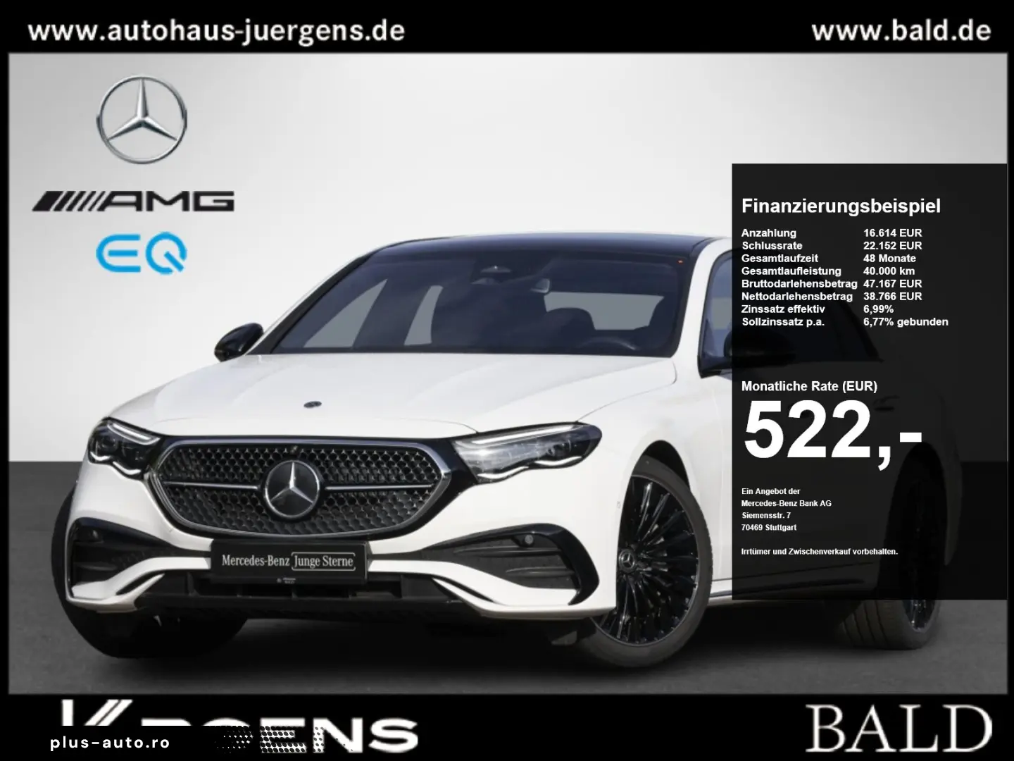 MERCEDES-BENZ E 200 4M AMG-Sport Pano Burm 360 DIGITAL Night